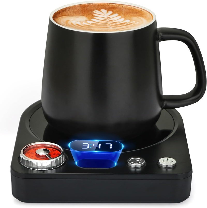 Vobaga Coffee Mug Warmer(No Mug) with Smart Memory System & 9-Temperature Setting, Coffee Cup Warmer with Customize Timer & Precise Minute Timing, Suitable for Work, Reading, Sleeping - Image 1